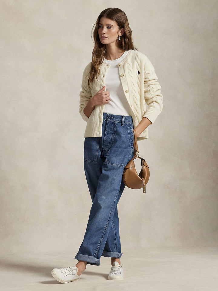 Wool cashmere cardigan