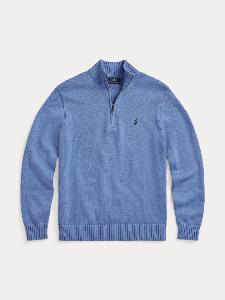 Cotton quarter zip