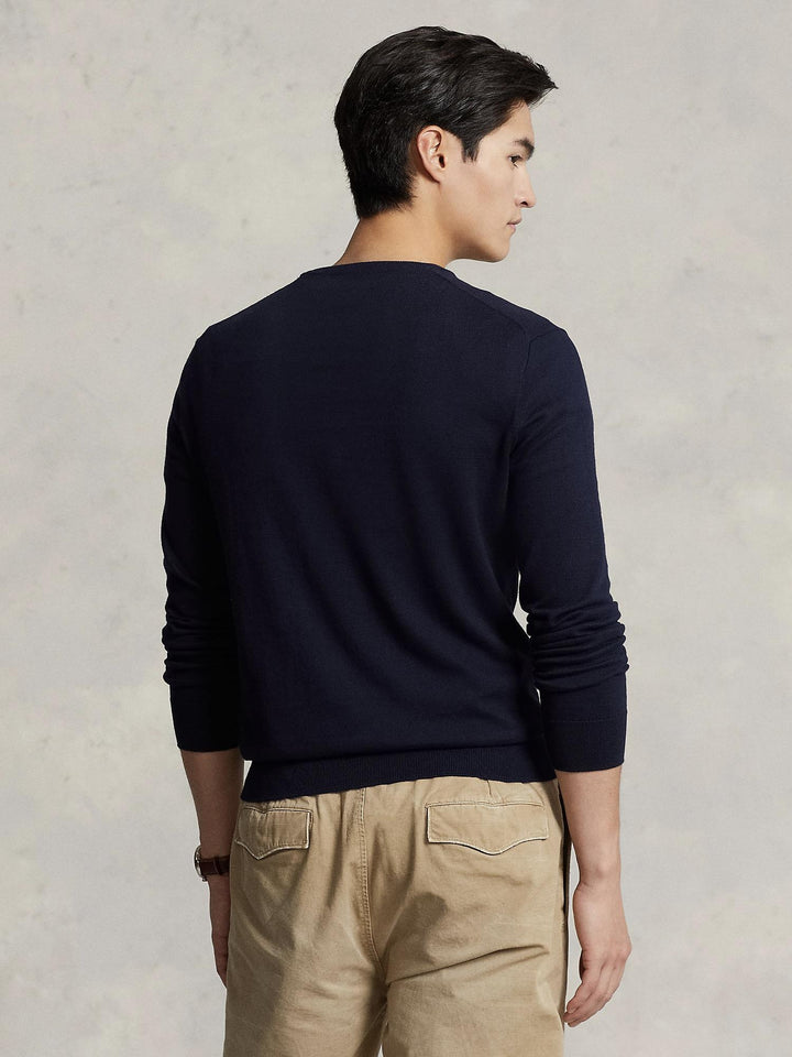 Slim fit cotton sweater