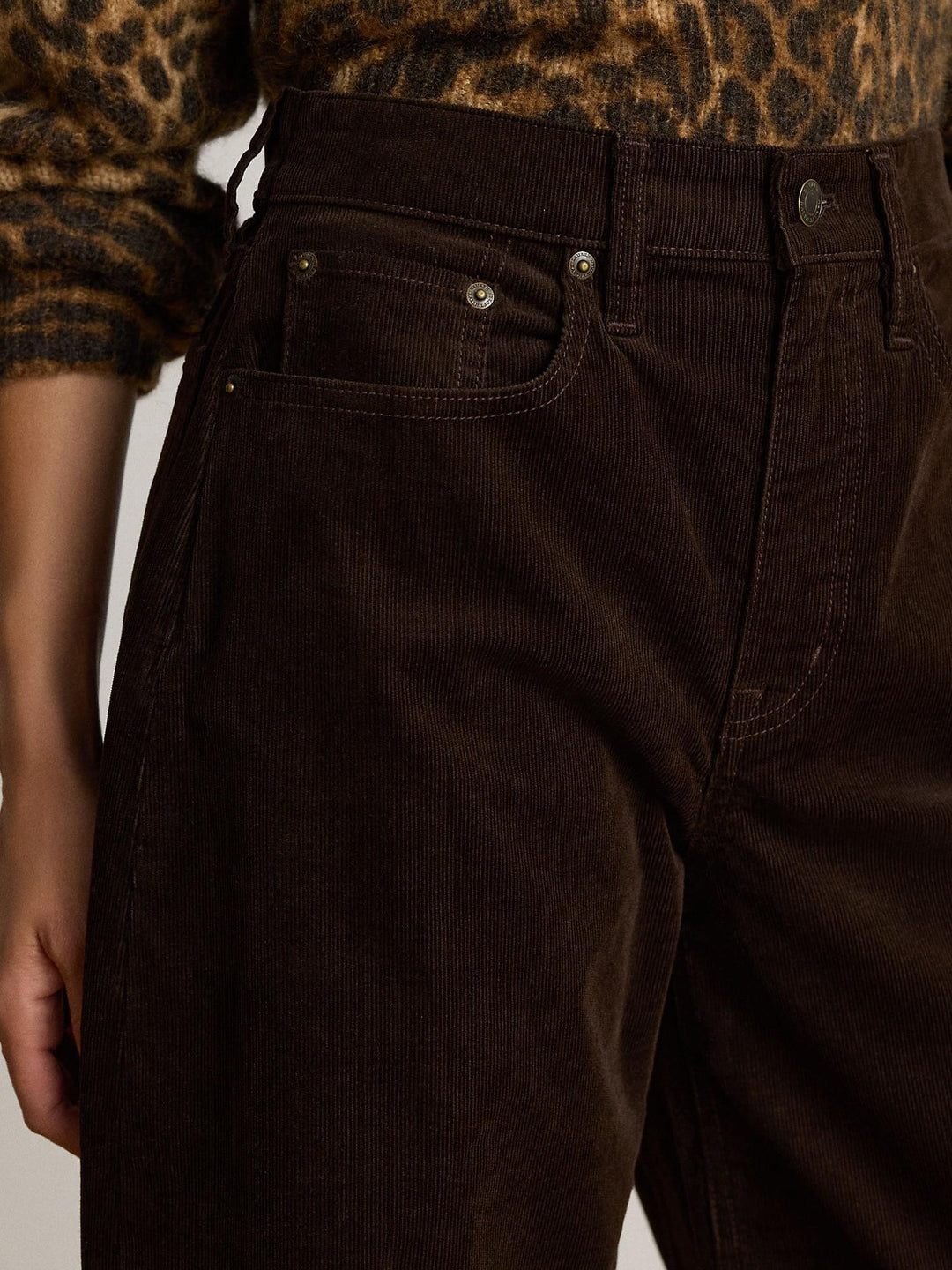 Corduroy High-Rise Super Wide-Leg Pant
