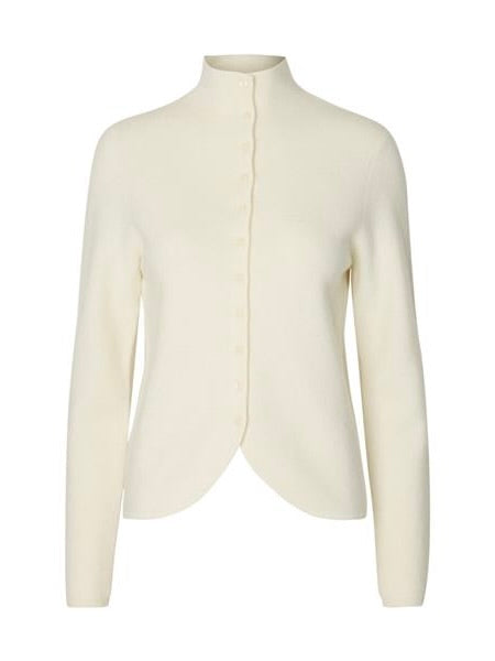 SLWPETRA LS KNIT HIGH NECK CARDIGAN