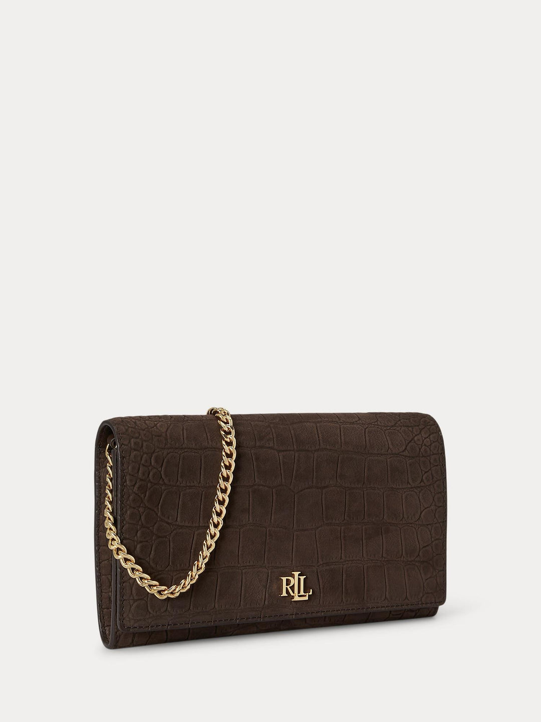 Croc-Embossed Medium Adair II Crossbody