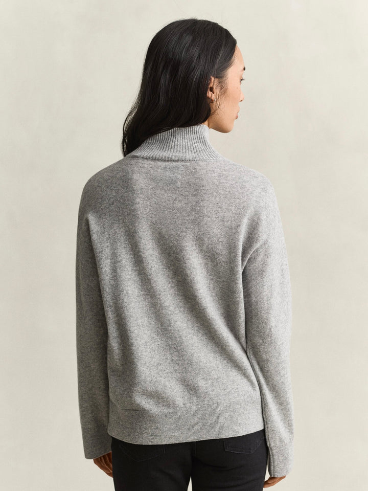 Superfine Lambswool Mockneck