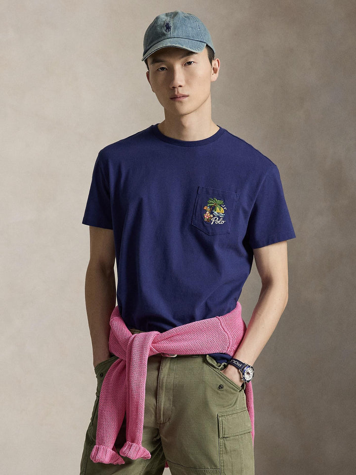 Classic fit embroidered t-shirt
