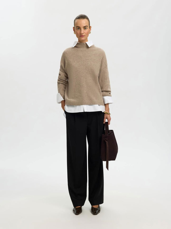 Slwcille Cashmere Blend High Neck Noos