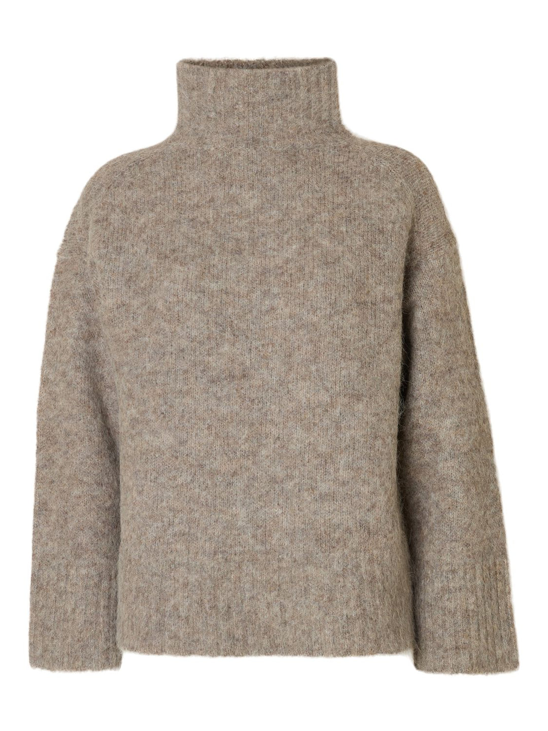 Slwgabriella Ls Knit High Neck Noos