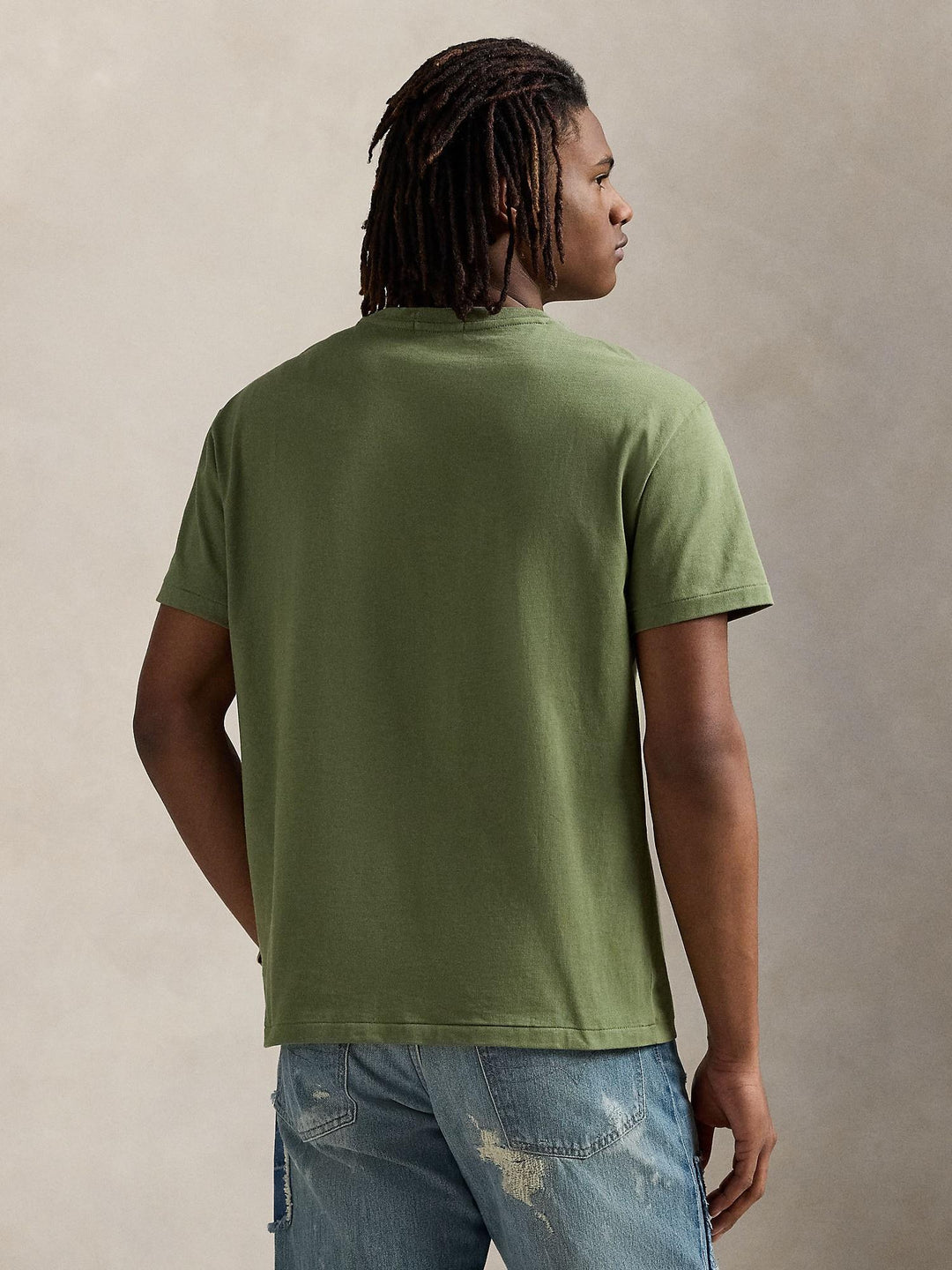 Classic Fit Embroided Jersey Tee