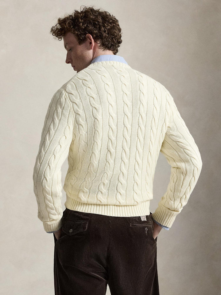 Cable Knit Cotton Sweater