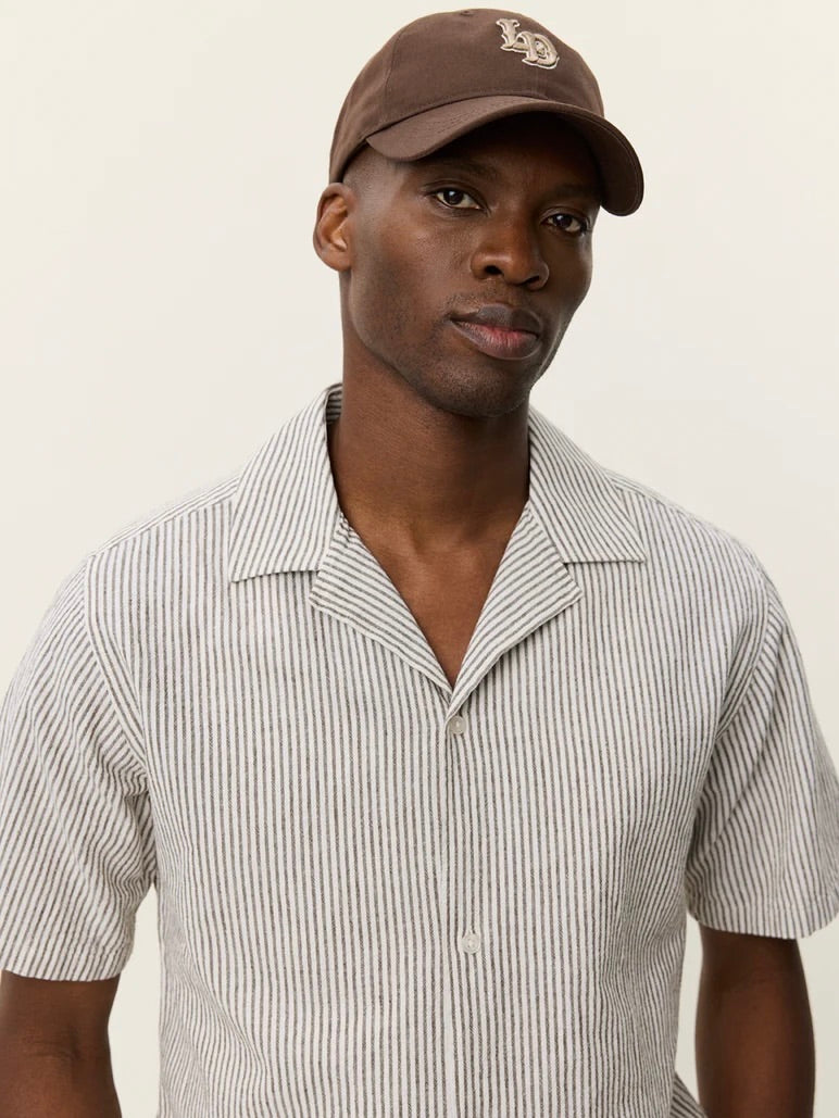 Lukas Stripe Cotton Linen Shirt