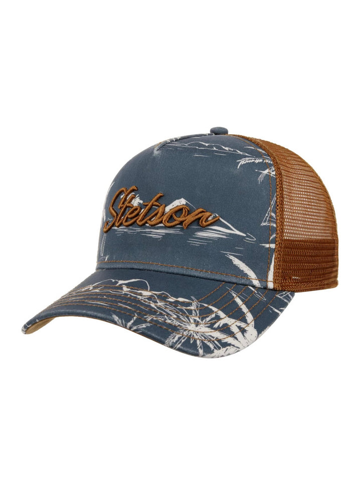 Trucker cap minimal aloha print