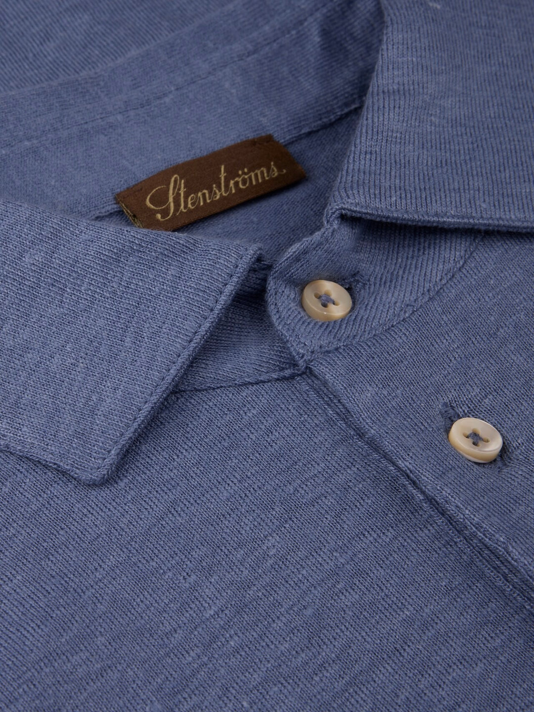 Polo shirt linen stretch