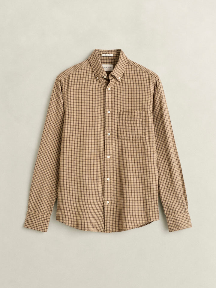 Reg Windblown Flannel Check Shirt