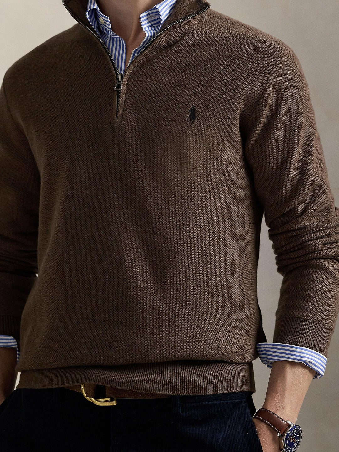 Quarter Zip Sweater