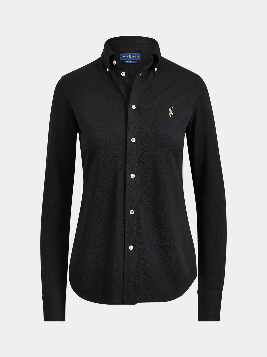 Slim fit knit oxford