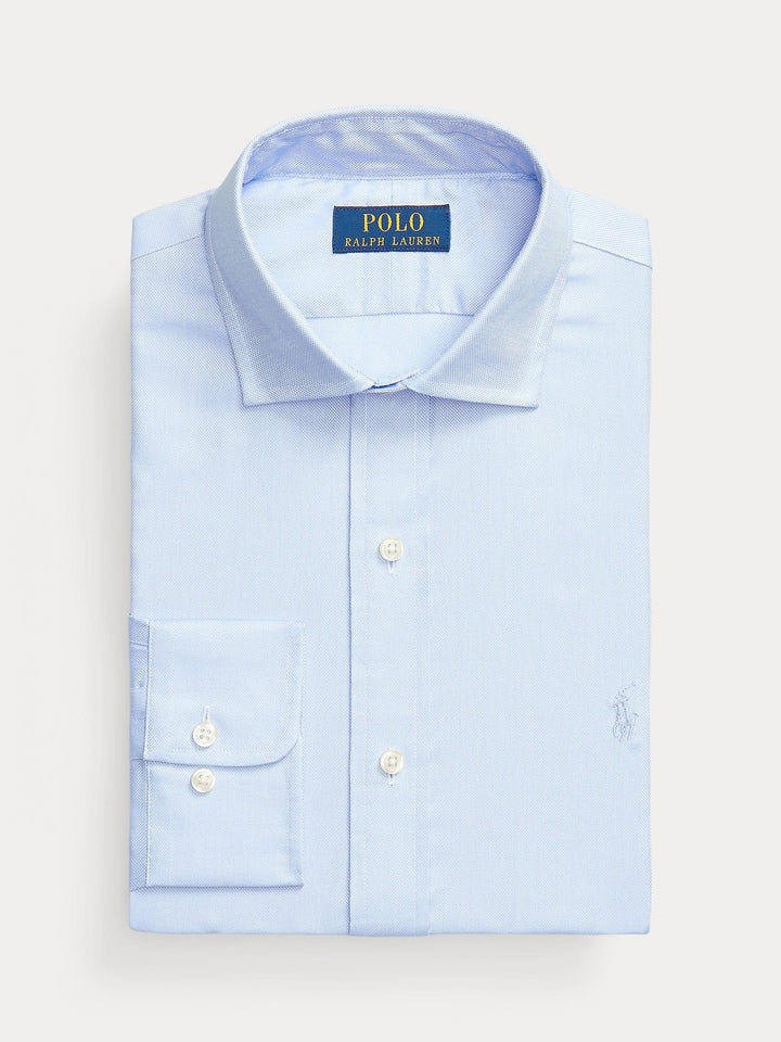 Custom fit textured shirt