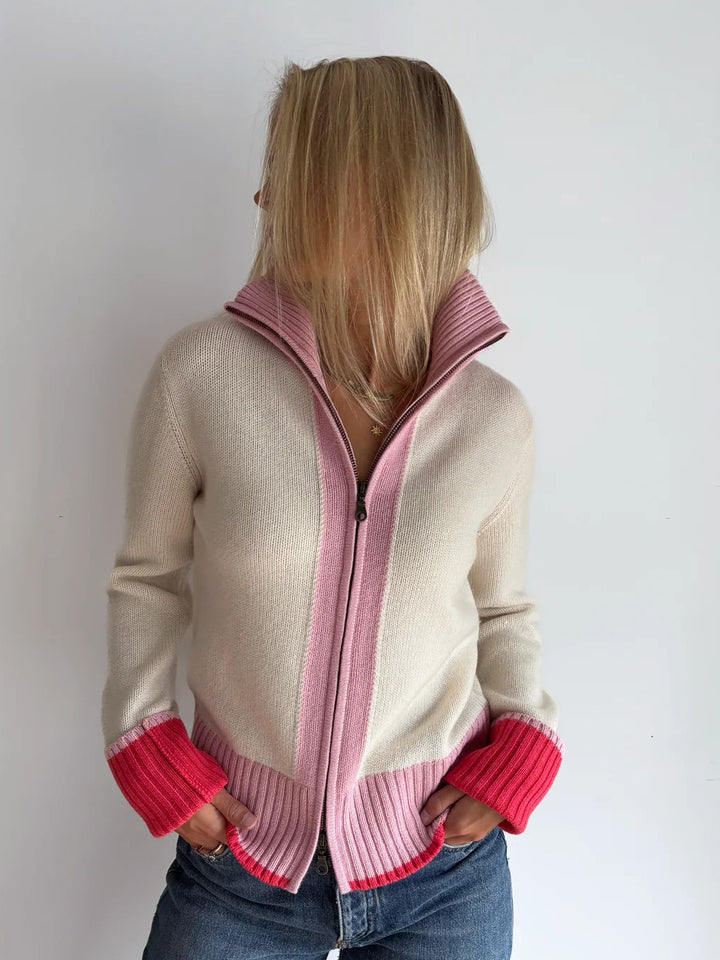 Contrast cardigan