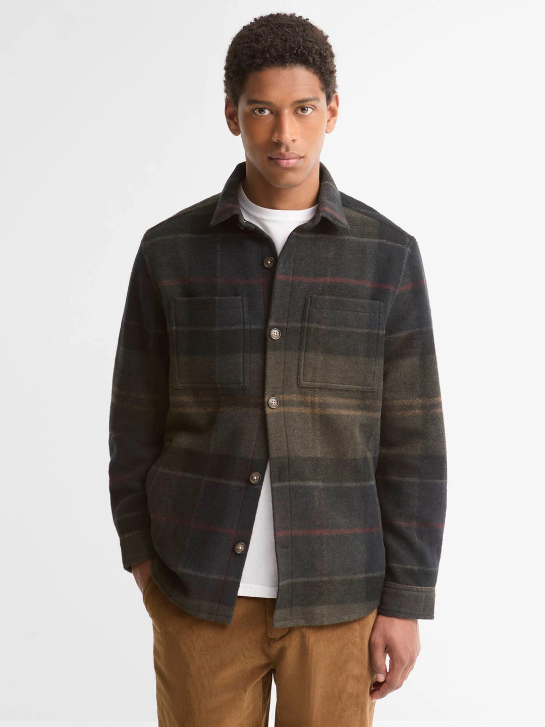 Barbour Woodlane Brushed Check Overshirt