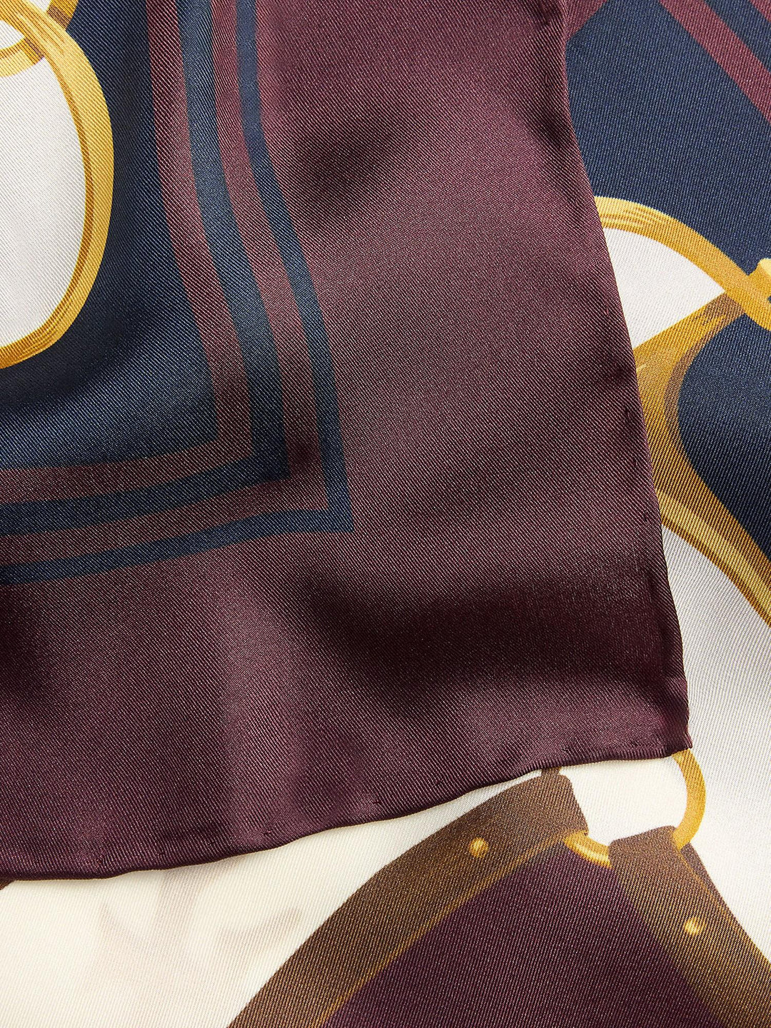 Equestrian silk scarf