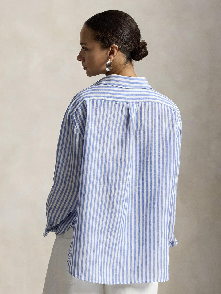 Gingham linen shirt