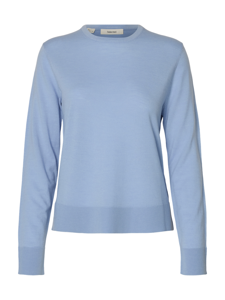 Slwthea Ls Knit Merino O-Neck Noos