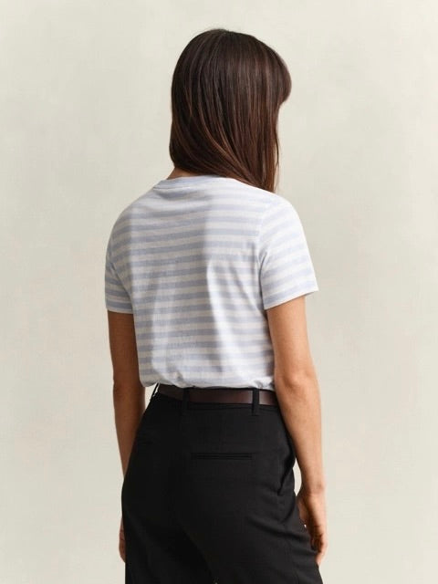 Reg Striped Shield T-Shirt