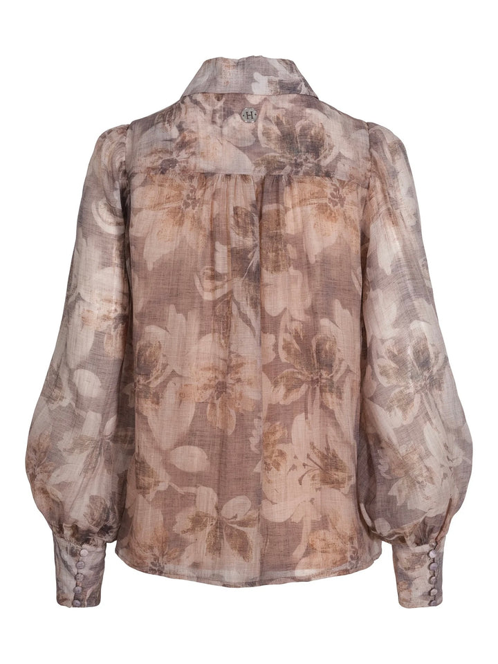 Feminine Piping Blouse