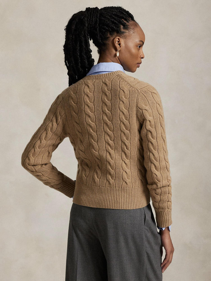 Wool cashmere cardigan
