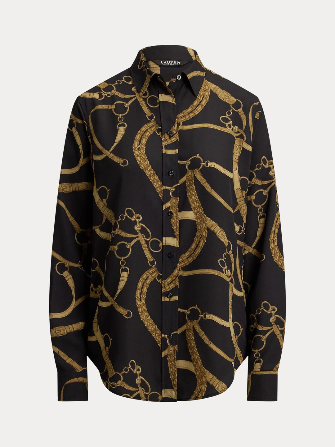 Classic fit belting print shirt