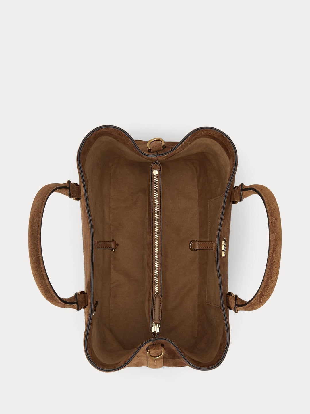 PERFORATED SUEDE LARGE MARCY SATCHEL