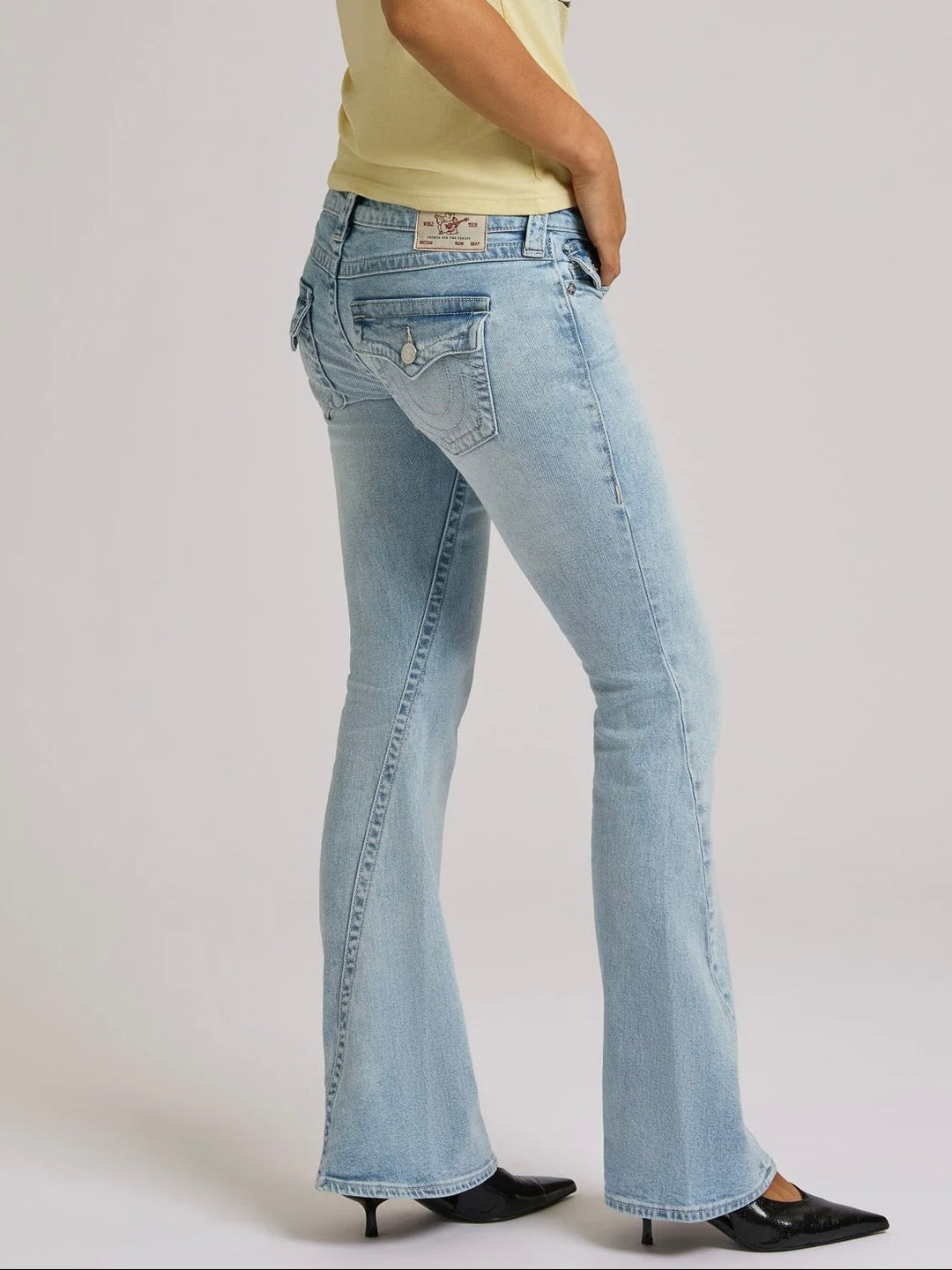 TRUE RELIGION JOEY LOW RISE FLARE