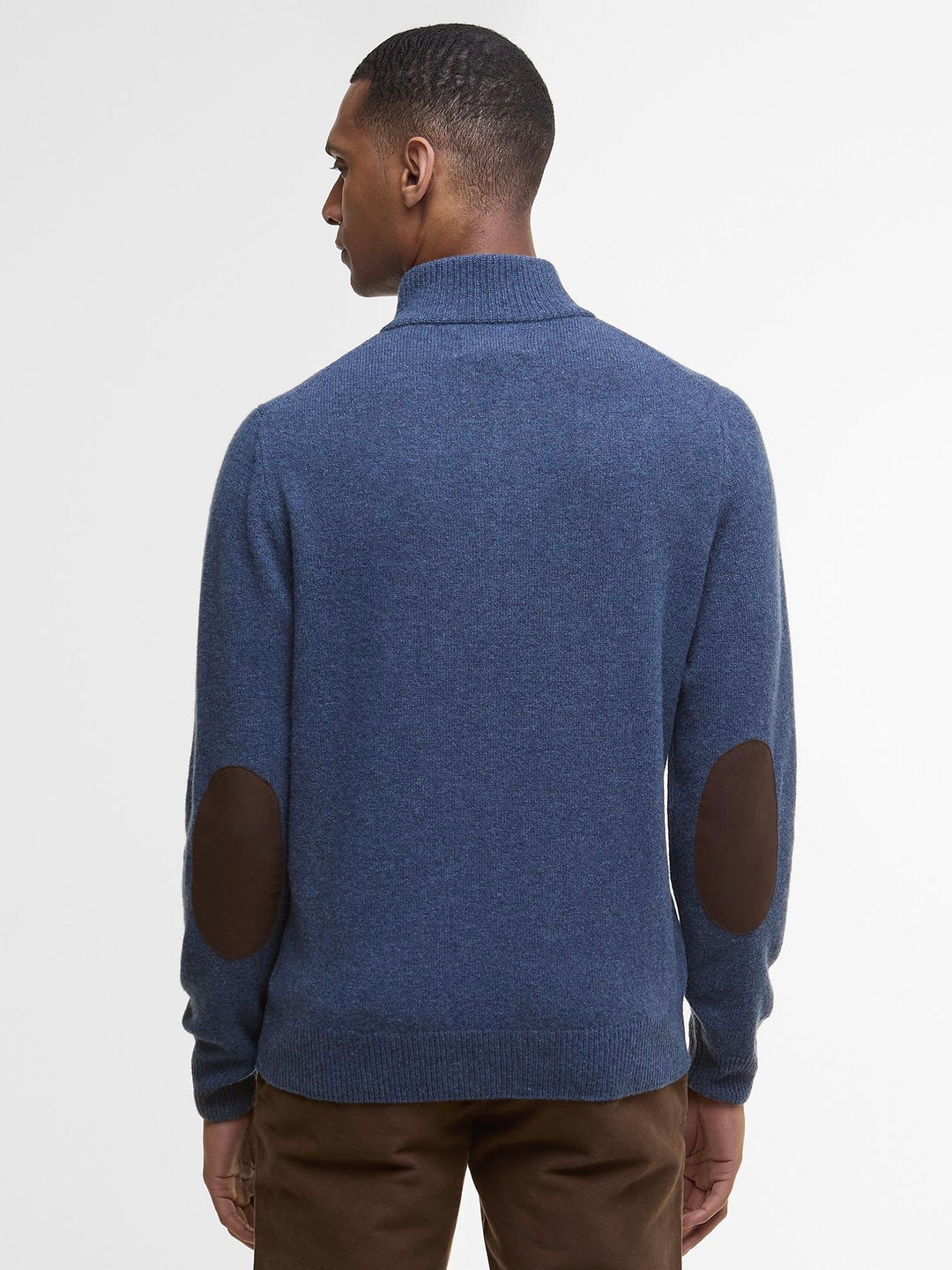 Essent Patch Half Zip Knitted Jumper