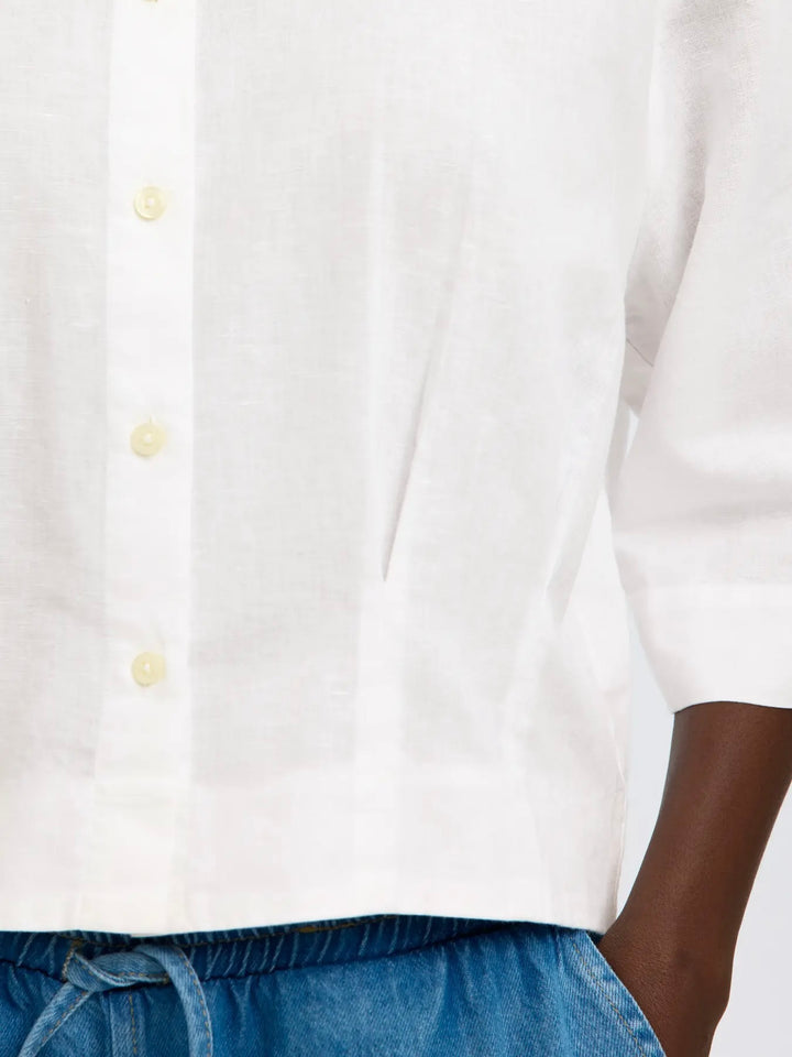 Slfcleo Regular 3/4 Cropped Shirt B