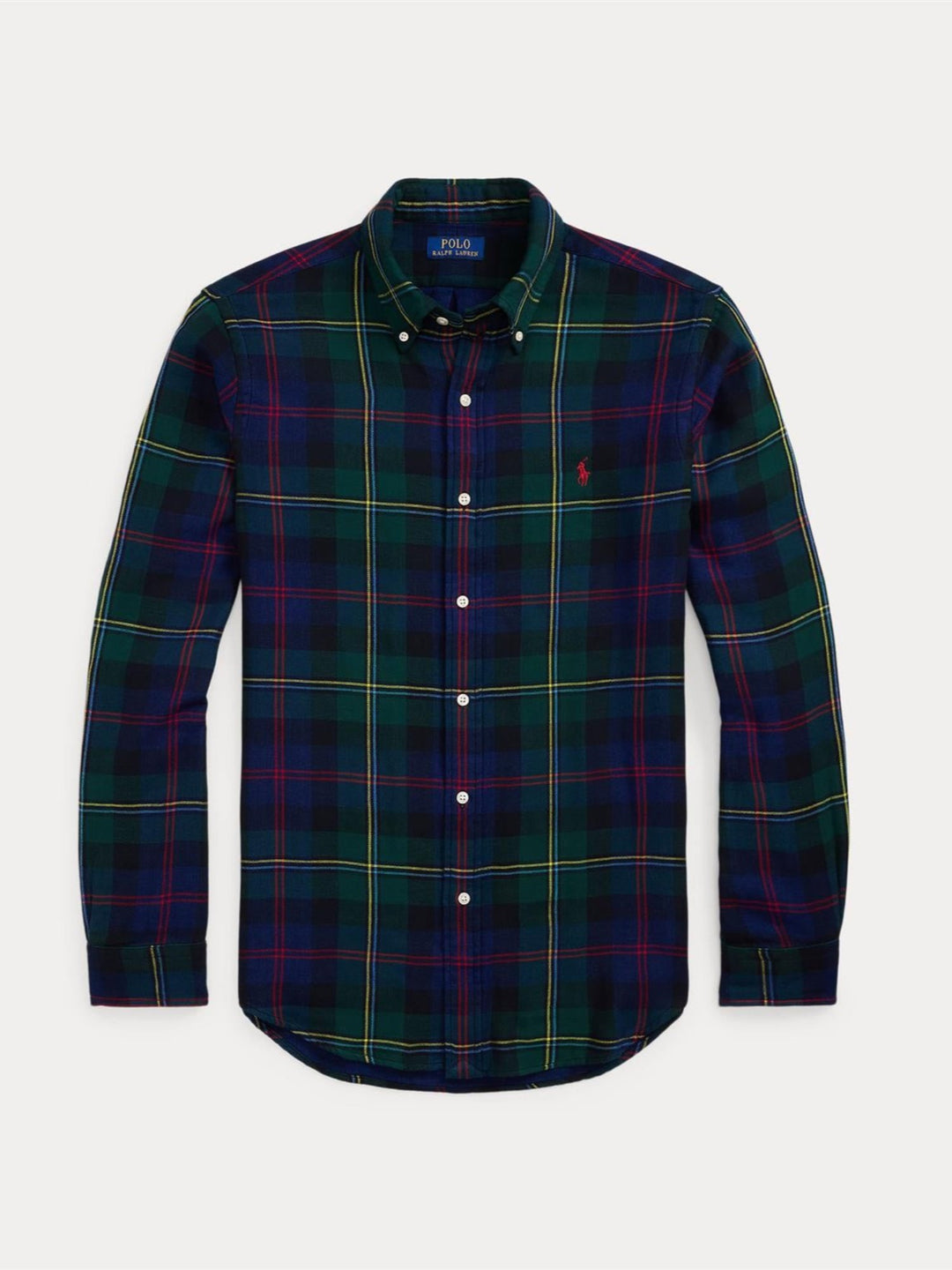 Custom fit plaid shirt