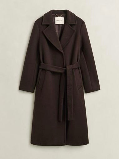 Belted Wool Blend Coat