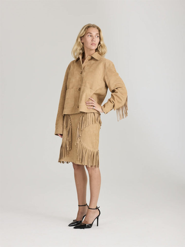 Bay fringe jacket