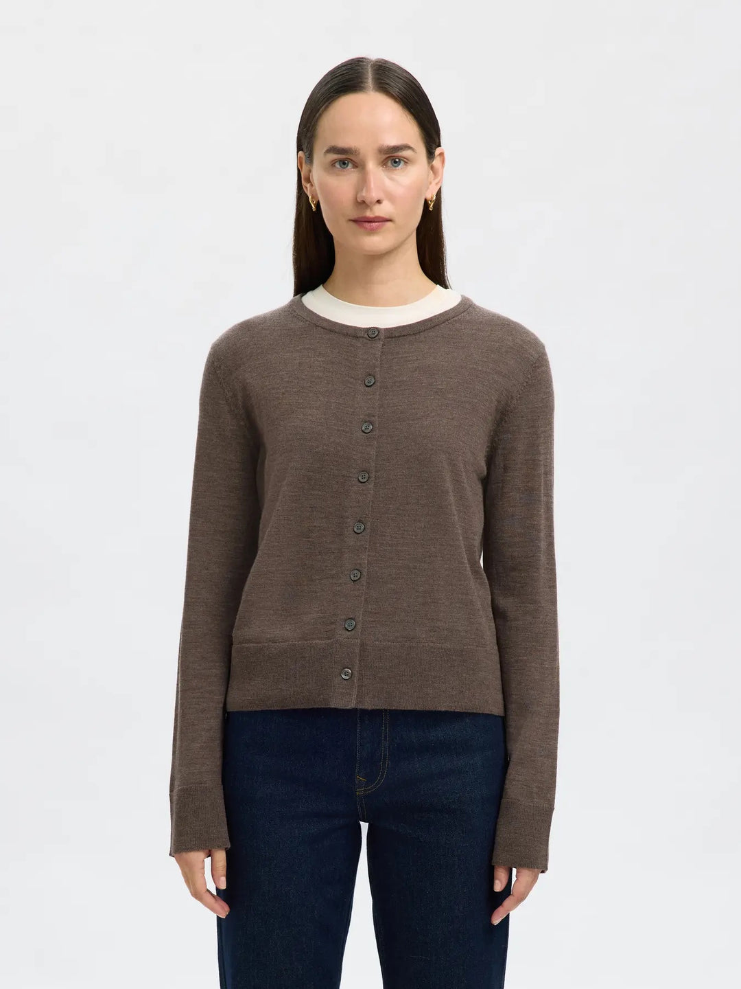 SLFThea LS Knit cardigan