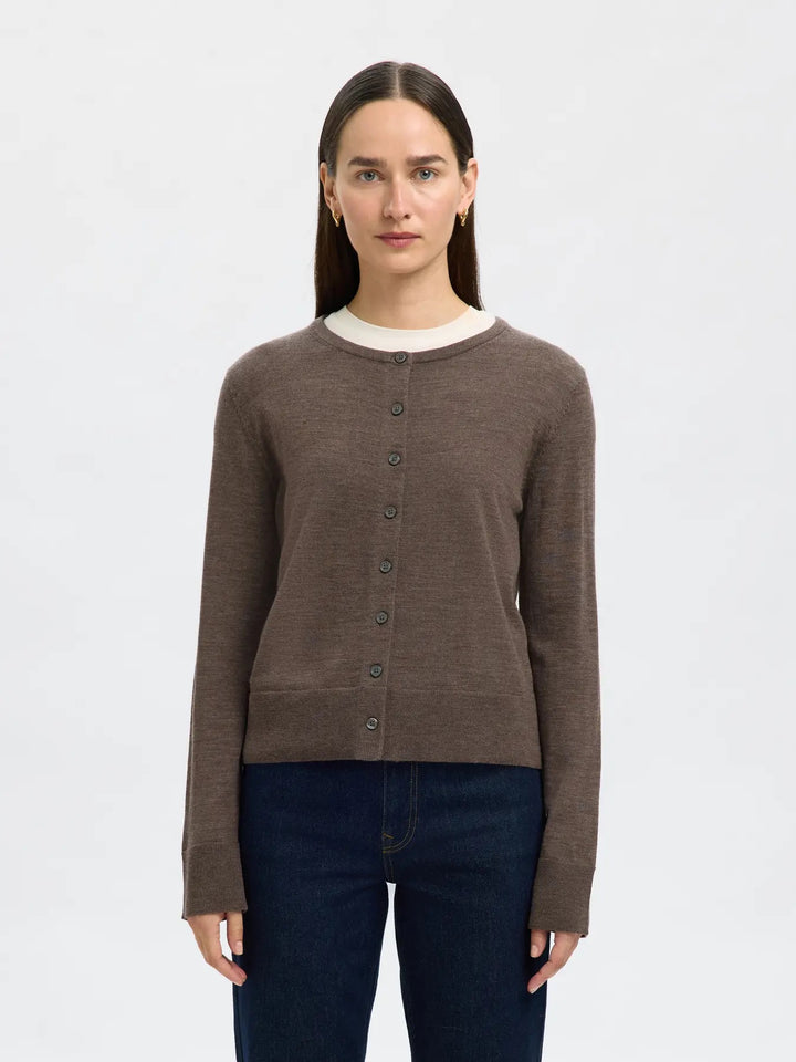 SLFThea LS Knit cardigan