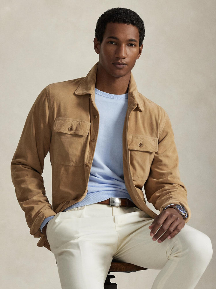 Textured cotton sweater