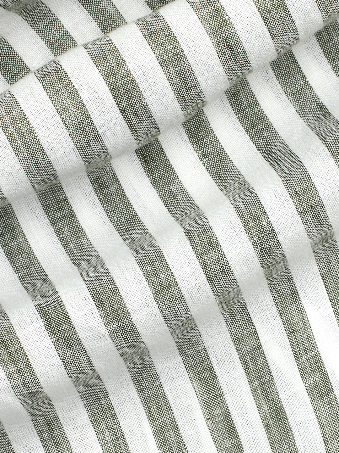 Custom Fit Striped Linen Shirt