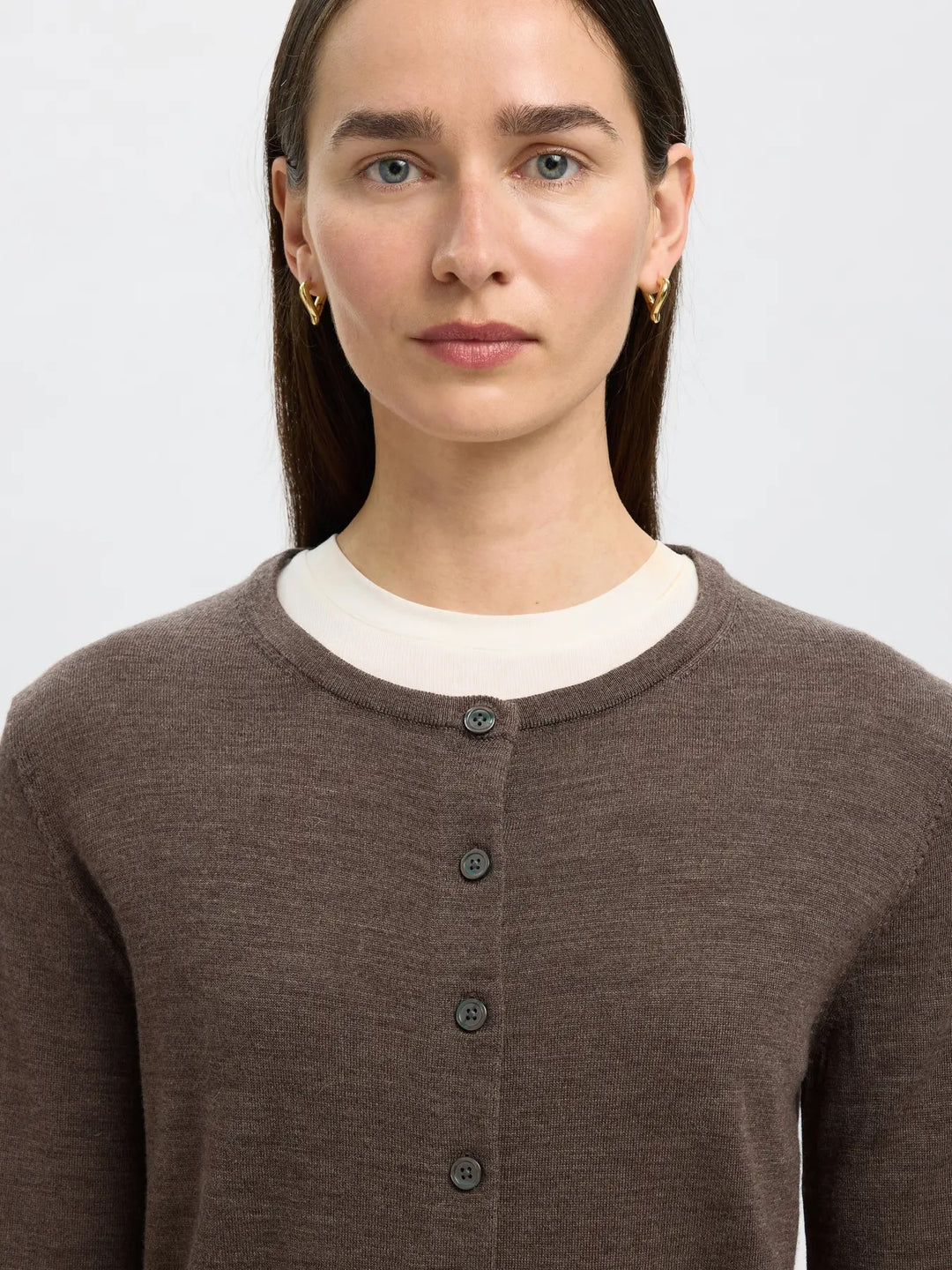 SLFThea LS Knit cardigan