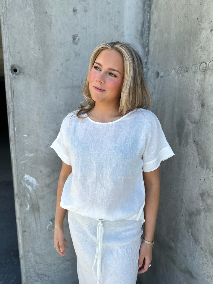 Faro linen top