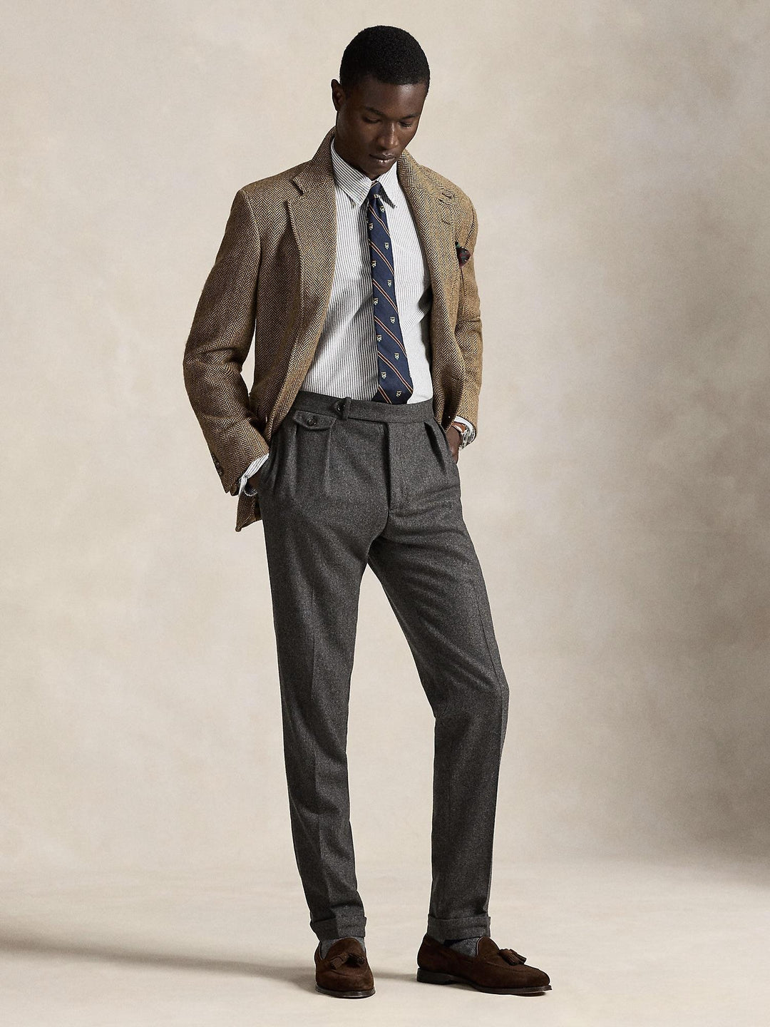 Custom Fit Striped Oxford Shirt