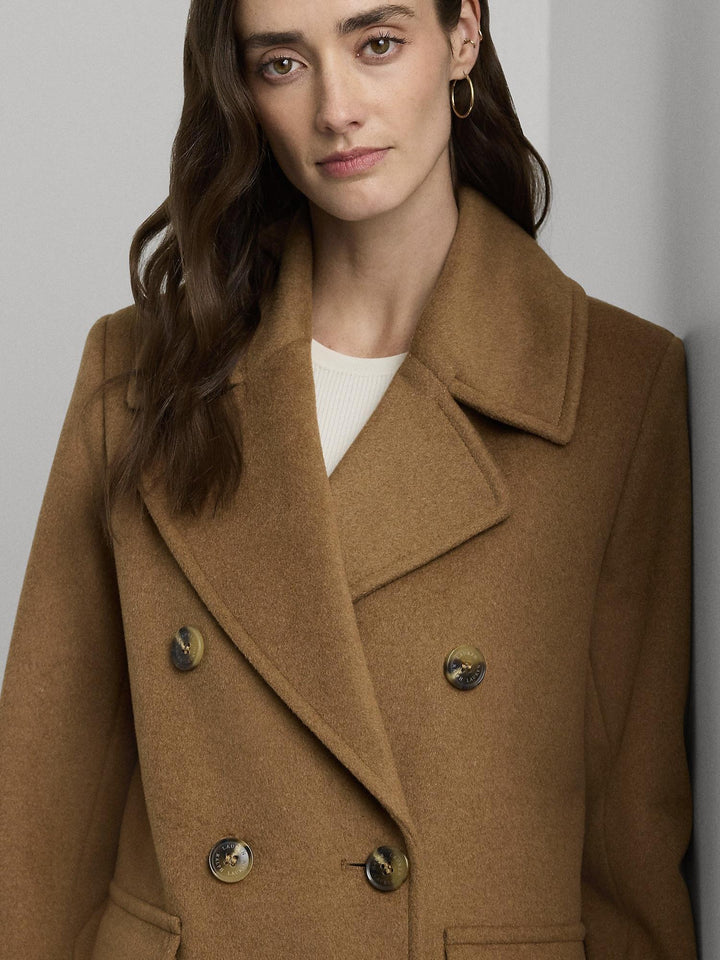 Wool Blend Peacoat