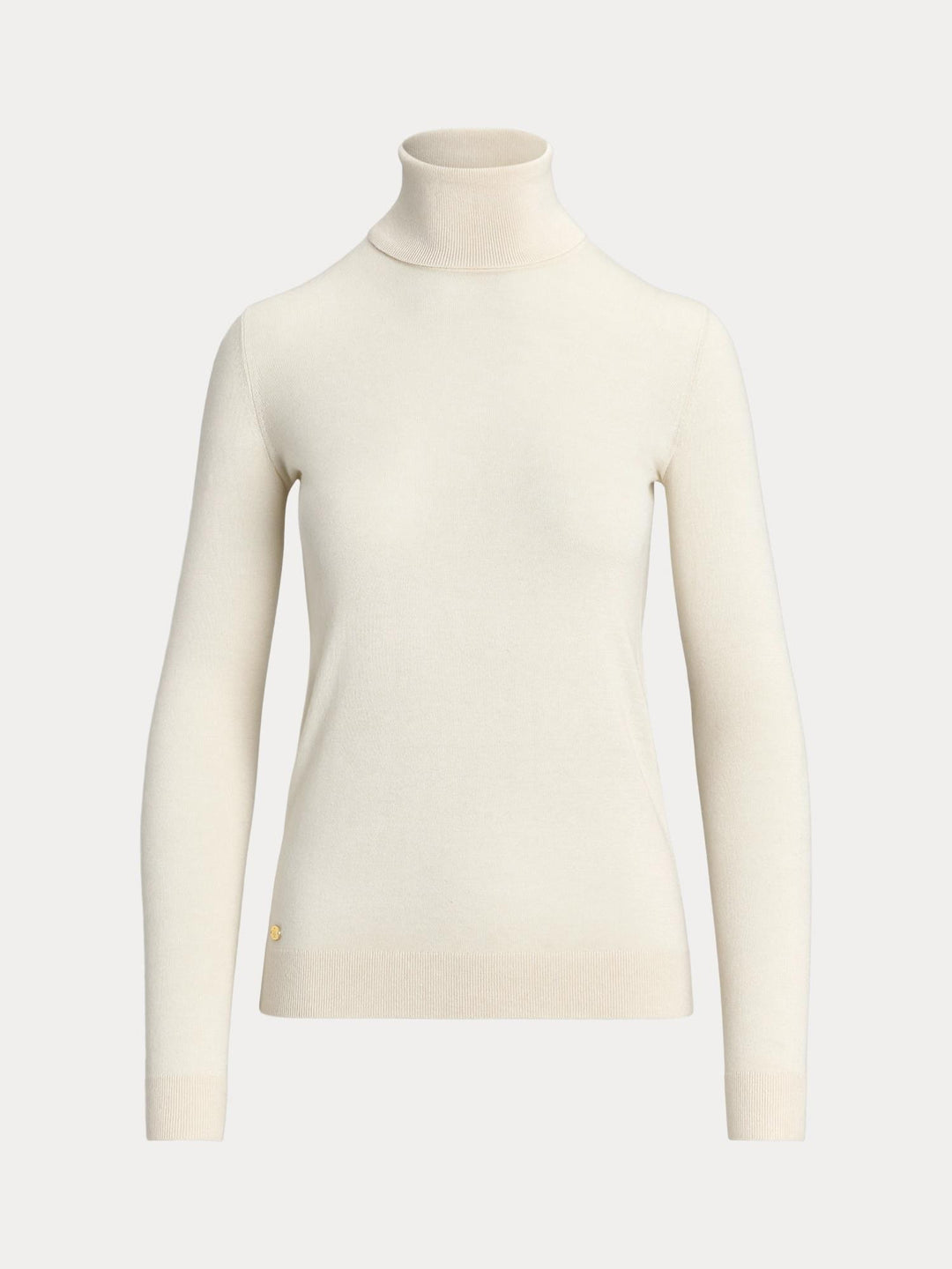 Silk Blend Turtleneck Sweater