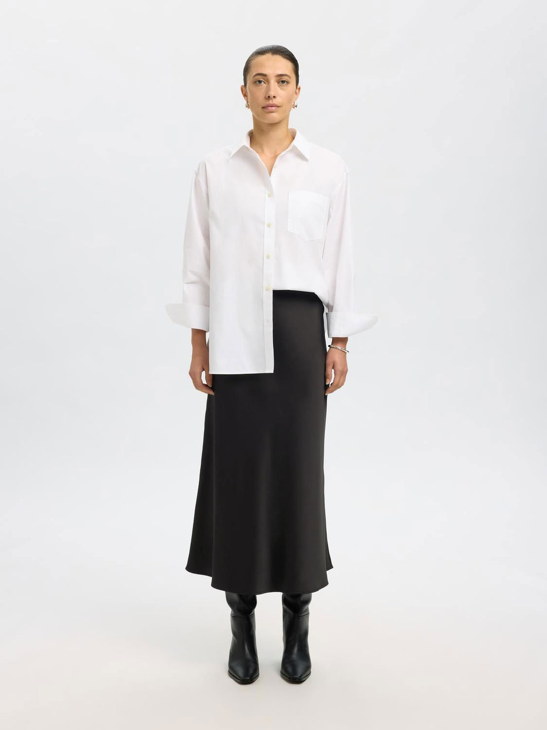 Slwlena Hw Midi Skirt