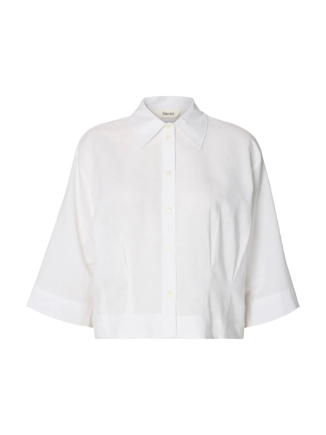 Slfcleo Regular 3/4 Cropped Shirt B