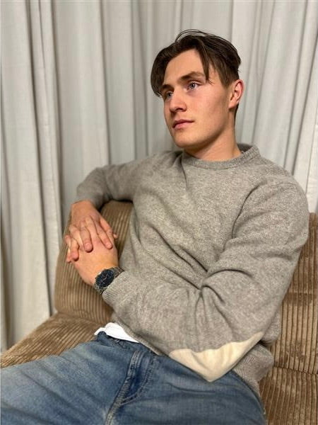 Essential Patch Crew Neck Sweater