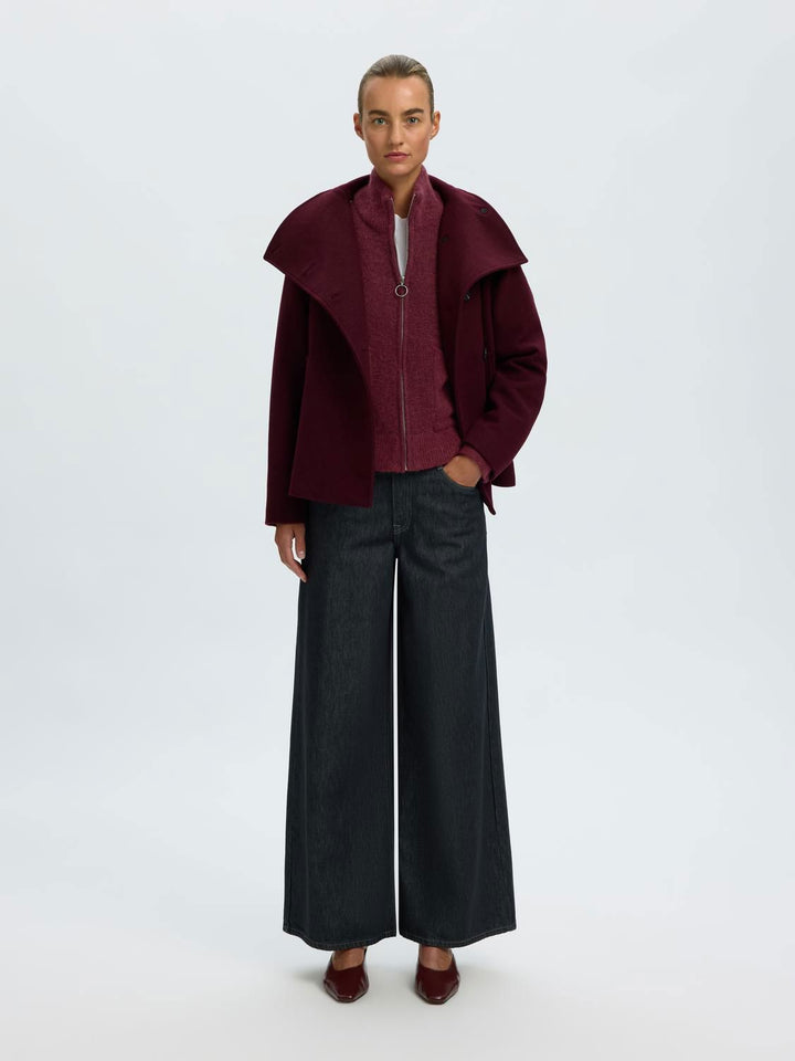 Slwsia Ras Ls Knit Zipper Cardigan