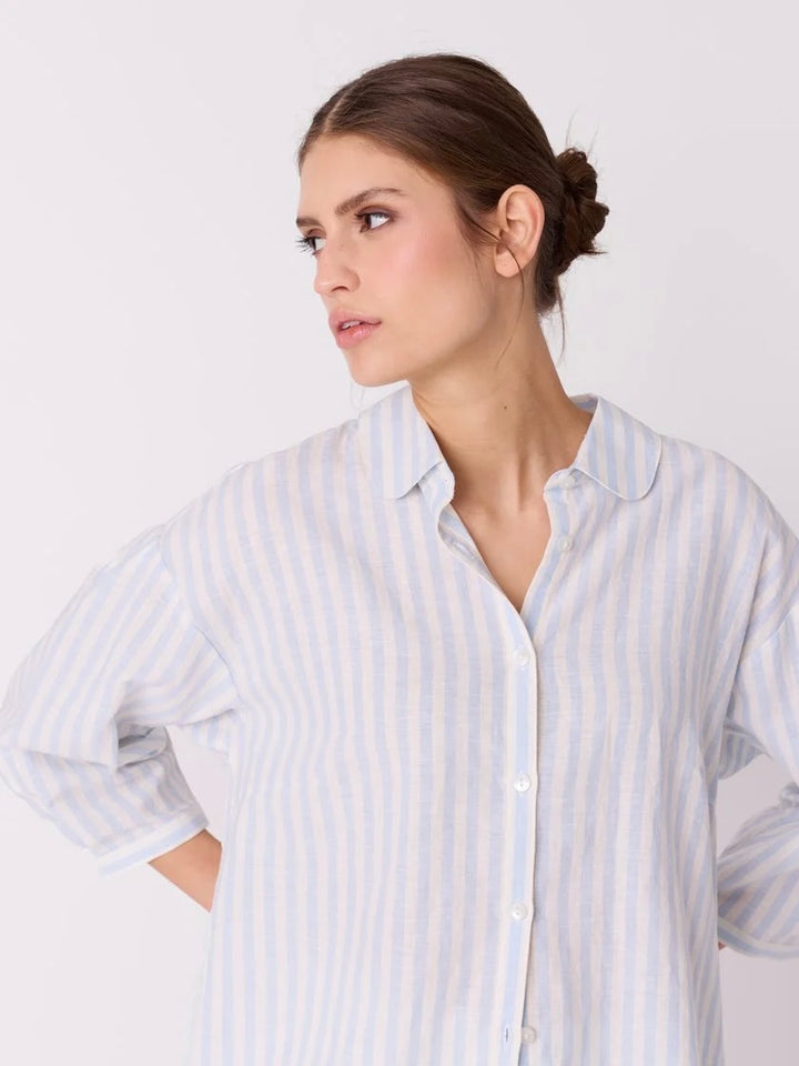 Brith Stripet Bluse