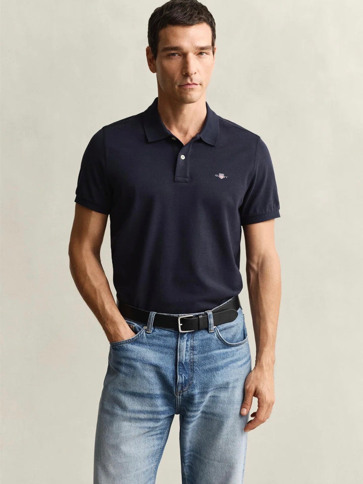 Reg Shield Ss Pique Polo